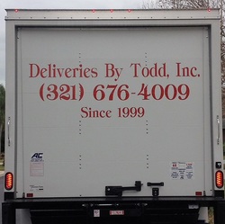 Deliveries by Todd - delivery truck
